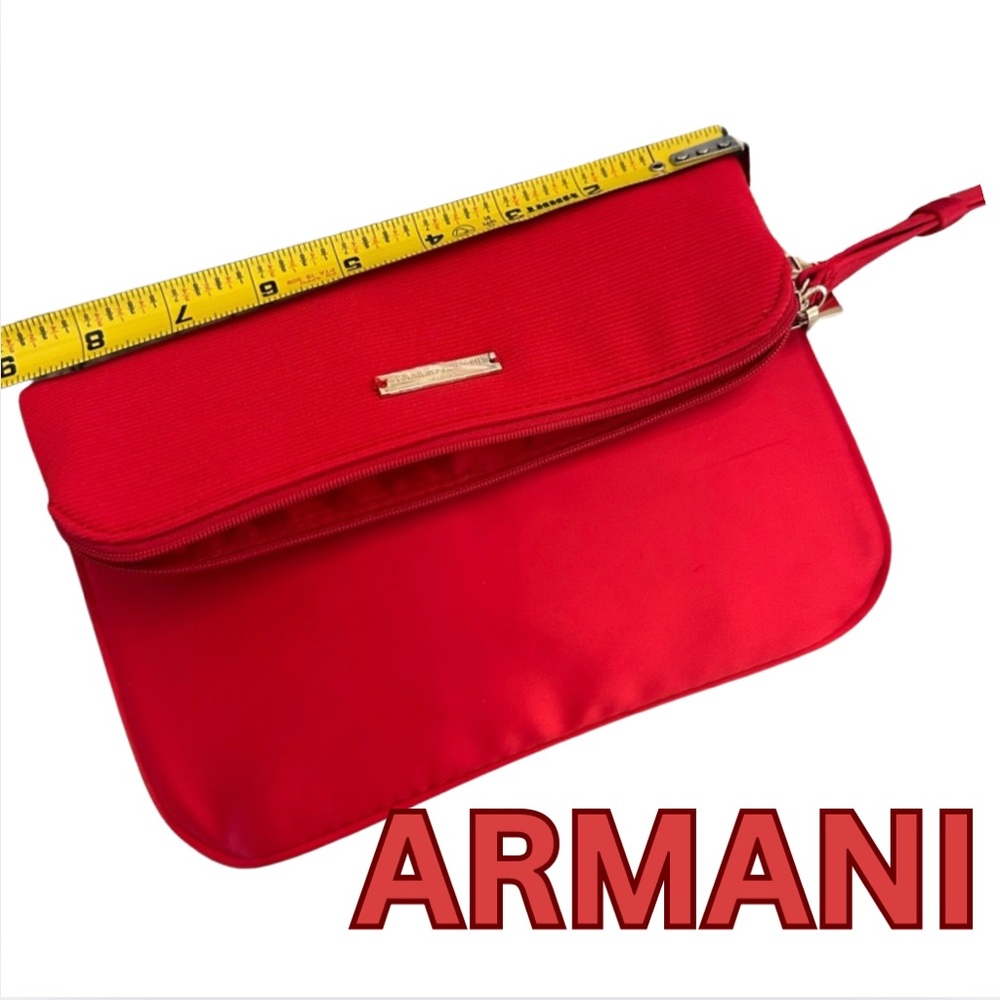 Red Giorgio Armani Women's Clutch Bag New